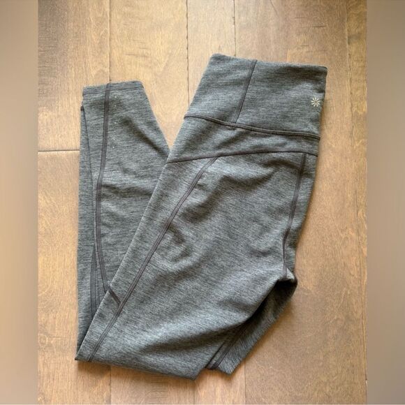Athleta Rainier Heathered Tights Gray SP - Picture 7 of 10